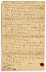 Probated will of John Desbrow Jr., 1751