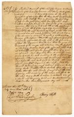 Probated will of Charles Greenfield, 1751