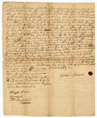 Probated will of Zebulon Dickenson, 1751