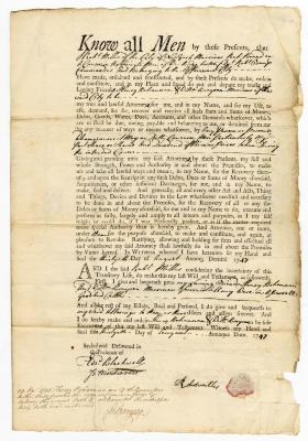 Probated will of Robert Miller, 1751