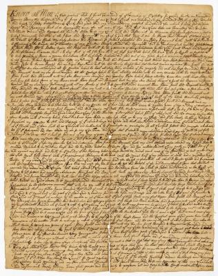 Probated will of Jacob Townsend, 1751