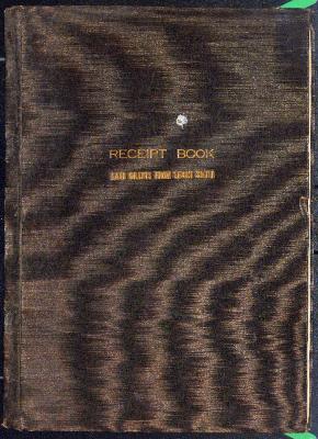 Receipt book of land grants from Gerrit Smith to "colored and poor white slaves from the South"