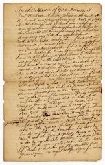 Probated will of Paul Michaux, 1751