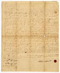 Probated will of Peter Monfoort, 1751
