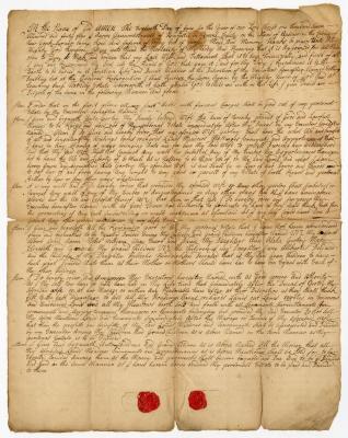 Probated will of Aaron Van Norstrandt, 1751