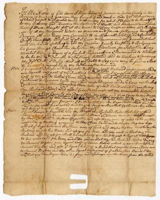 Probated will of Hope Rodes, 1751