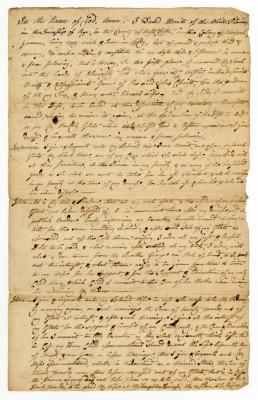 Probated will of David Merritt, 1751