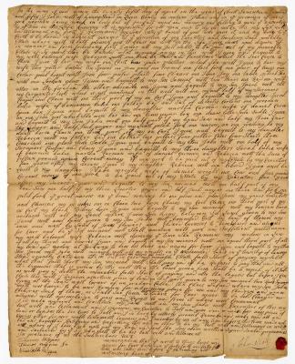 Probated will of John Mott, 1751