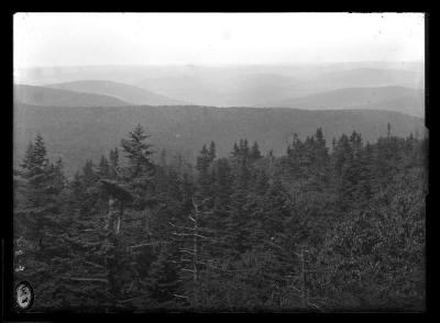 Panoramic view of the Adirondack Mountains