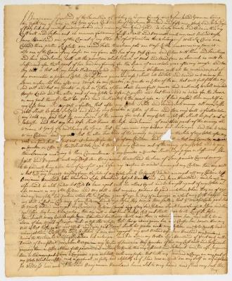 Probated will of Benjamin Haviland, 1751