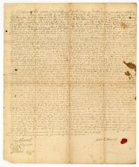 Probated will of Josiah Howell, 1752
