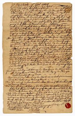 Probated will of John Corwin, 1755