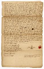 Probated will of John Allee, 1752