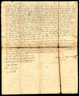 Probated will of Ateryon Hagermon, 1752