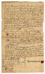 Probated will of Benjamin Carpenter, 1752
