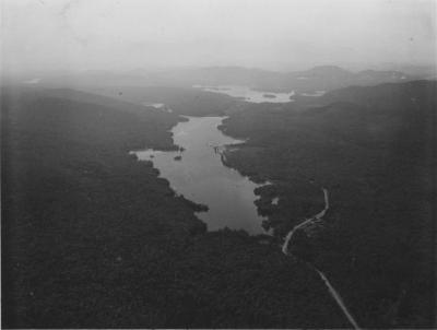 Lake Durant (foreground) and Blue Mt. Lake