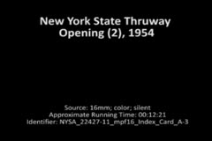 New York State Thruway Opening (2), 1954