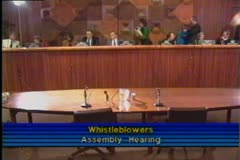 Whistleblowers, Assembly Hearing, 1991