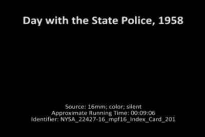 A Day with the State Police "D", 1958