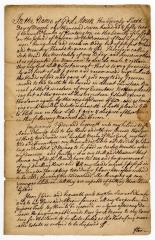 Probated will of Samuel Plumbe, 1752