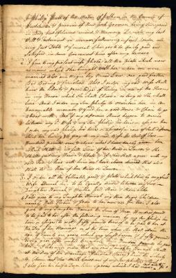 Probated will of Philip Pell, 1752