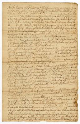 Probated will of Elbert Lieverse, 1752