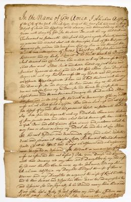 Probated will of Abraham Alsteyn, 1753