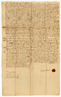 Probated will of Ephraim White, 1752