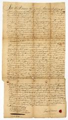 Probated will of Joseph Thorne, 1752