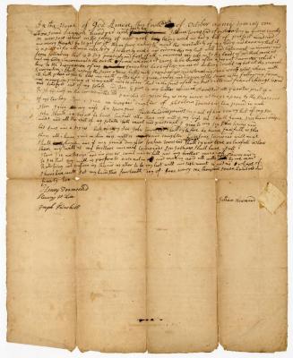 Probated will of Jotham Townsend, 1752