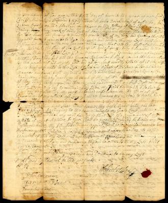 Probated will of John Brinkerhoff, 1753