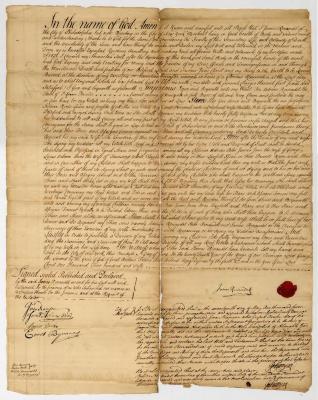 Probated will of James Renaudet, 1753