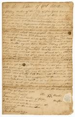 Probated will of Godfrey Miller, 1753