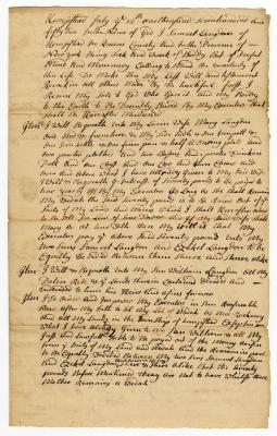 Probated will of Samuel Langdon, 1753