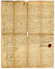 Probated will of John Marston, 1753