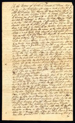 Probated will of James Dennis Riche, 1753