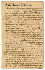 Probated will of John Turner, 1753