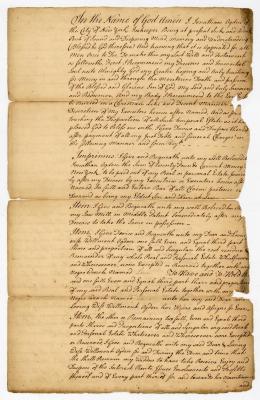 Probated will of Jonathan Ogden, 1753