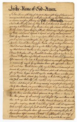Probated will of John Turner, 1753