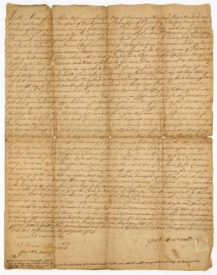 Probated will of Joshua Townsend, 1753