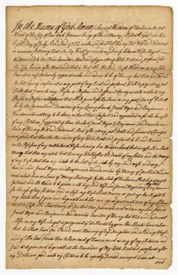 Probated will of Samuel Waldron, 1753
