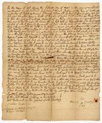 Probated will of Mary Concklin, 1754