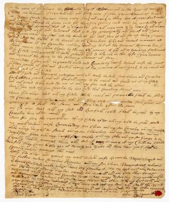 Probated will of John Van Norstrant, 1753