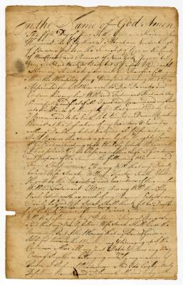 Probated will of Abraham Vredenburgh, 1753