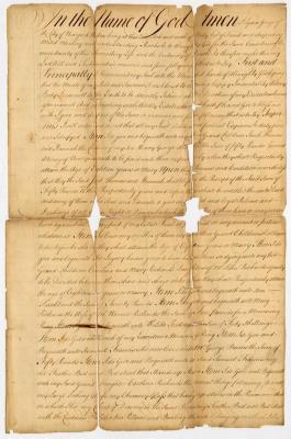 Probated will of Lydia George, 1754