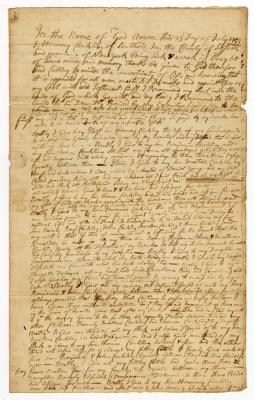 Probated will of Henry Concklin, 1754