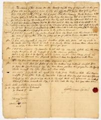 Probated will of James Bedell, 1754