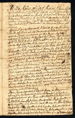 Probated will of John Budd, 1754