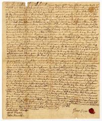 Probated will of James Cooper, 1754