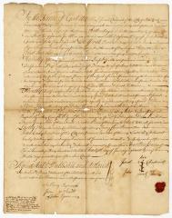 Probated will of Israel Chadwick, 1754